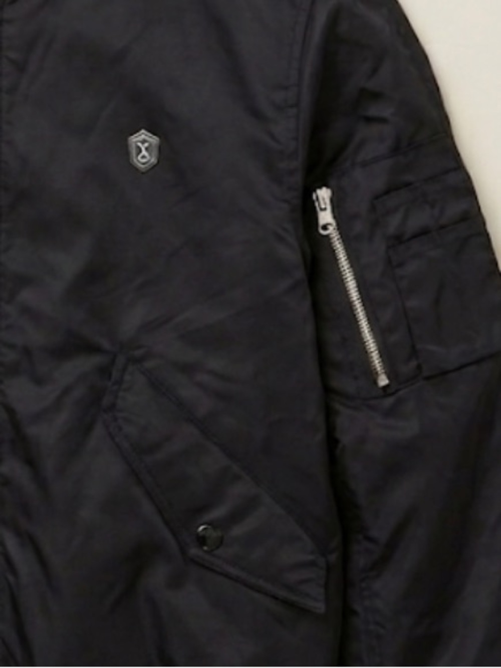 Rare! Long Clothing x OWSLA Skrillex Bomber Jacket Black/Orange Size XS Like New - Picture 7 of 12